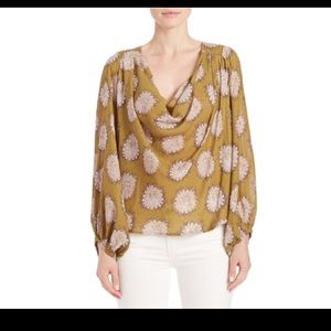 Free People Floral Drape Top NWT